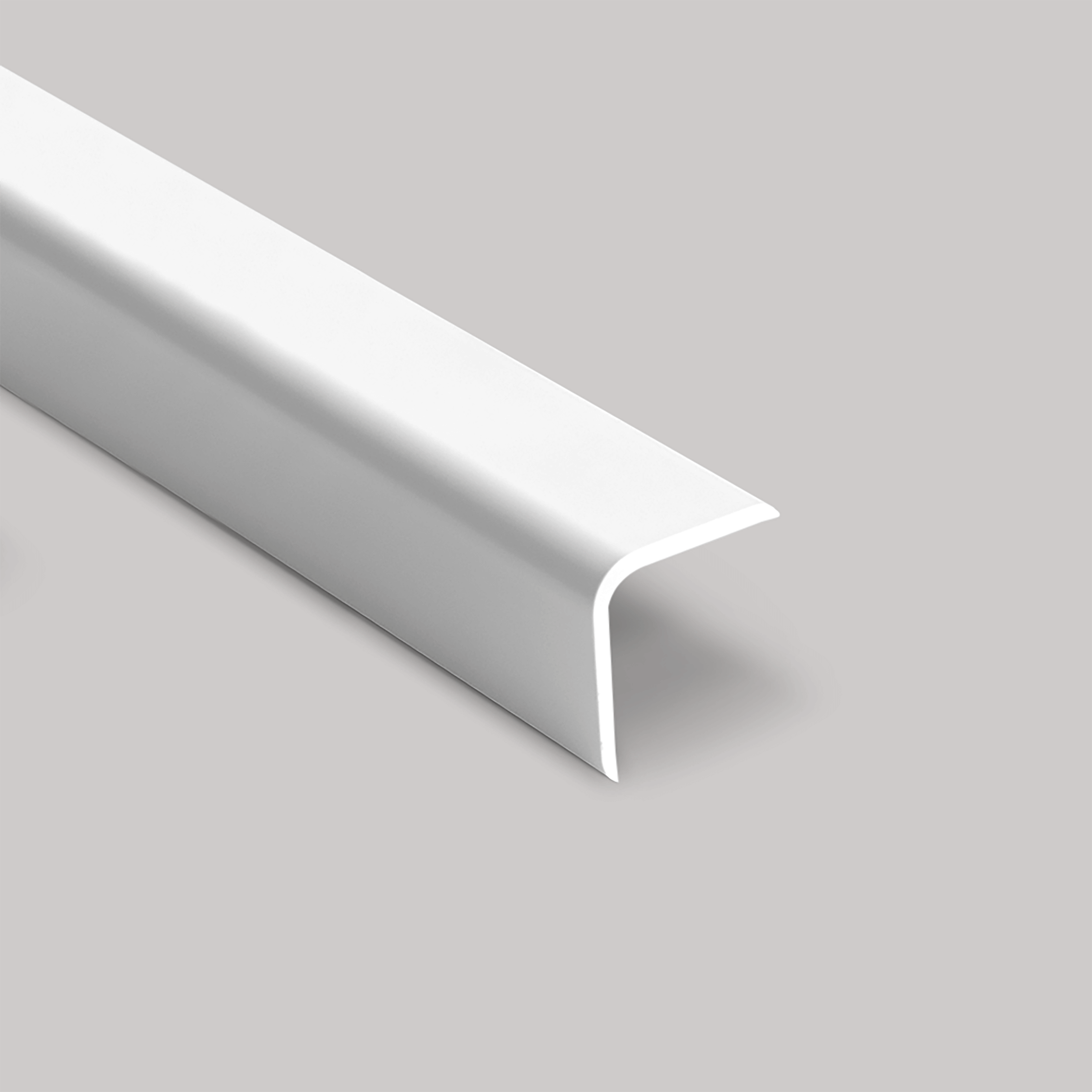 Brilliant White Satin Hygienic Wall Cladding 25mm External Angle 3.05m Image